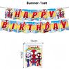Spider Hero Birthday Party Decoration Plate Cup Banner Balloon Superhero Party Favors Baby Shower Decor Birthday Supplies Gift