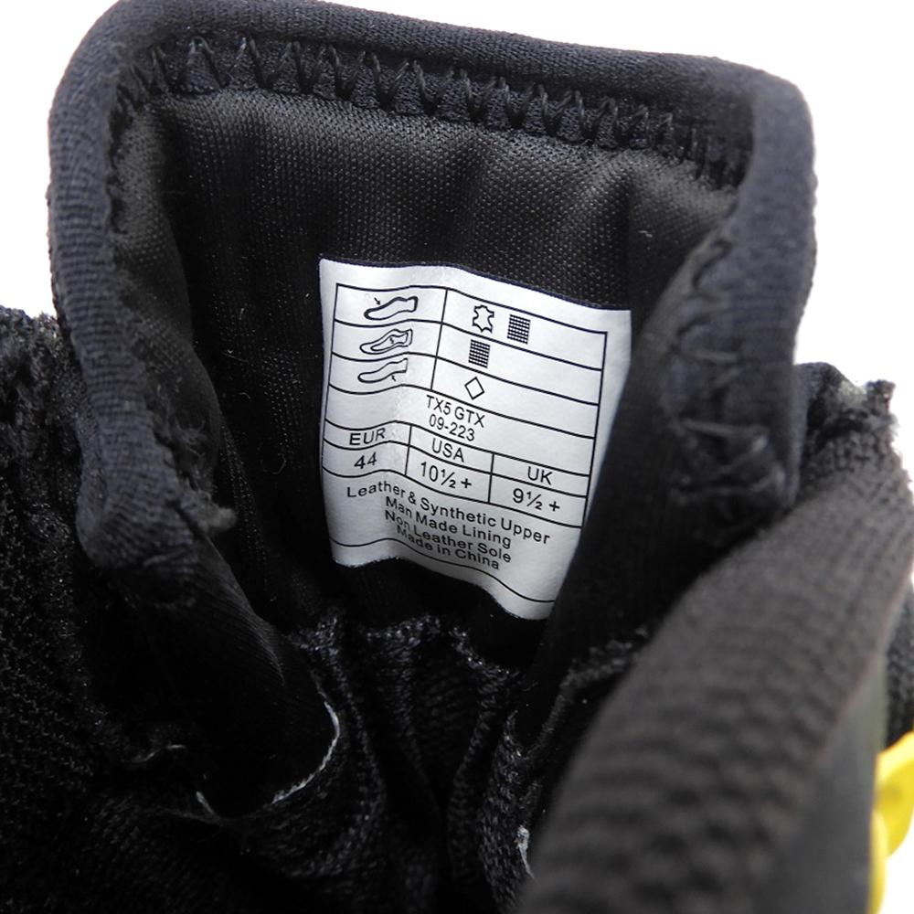 LA SPORTIVA Excellent condition Traverse X5 Gore-Tex boots, men's, black and yellow, size 44, TX5 GTX. shoes 44 Black / yellowUsed