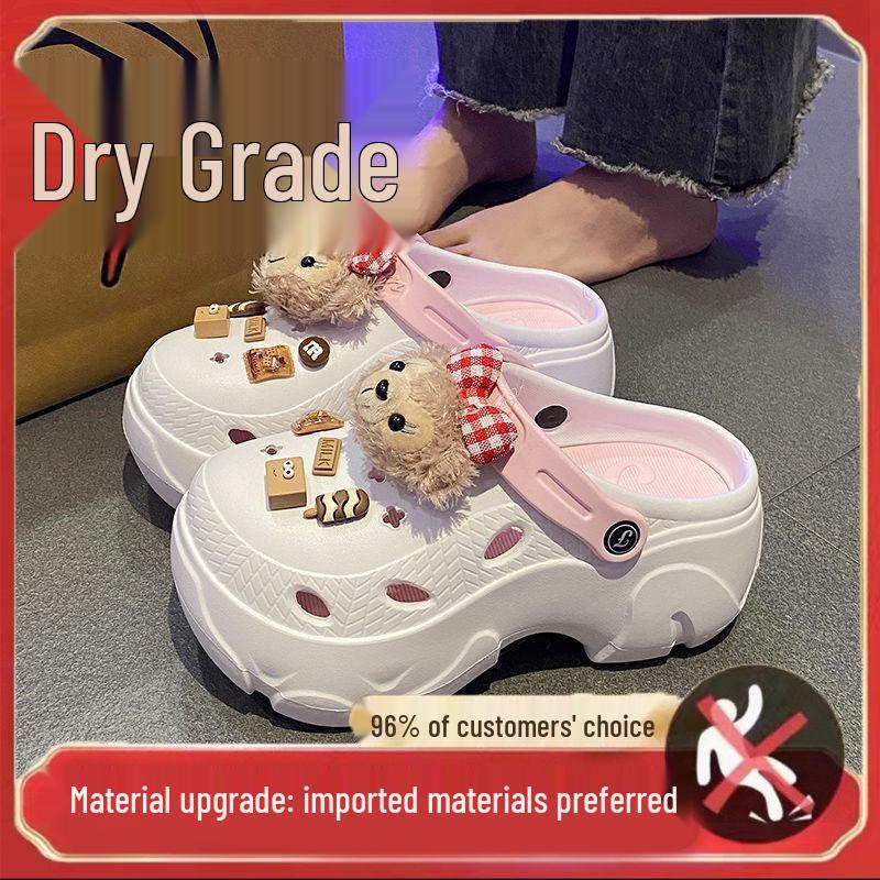 Baotou Women's Height-Increasing Non-Slip Thick-Soled Summer Slippers