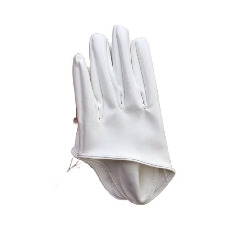Half Hand Gloves Backless Detailing Lightweight Faux Leather Enhances Outfits For Photography Or Commuting