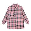 2025 Autumn Plus Size Plaid Shirt: Loose, Casual, Versatile Retro Top