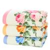 1pc Peony Flower Printing Towels Cotton Quick Dry Bathroom Towels Face Cloth Household  Textile Hotel Supplies