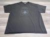 Vintage Sun Faded Y2K Graphic T-Shirt Old Glory Rock Music Patriotic Black 2XL