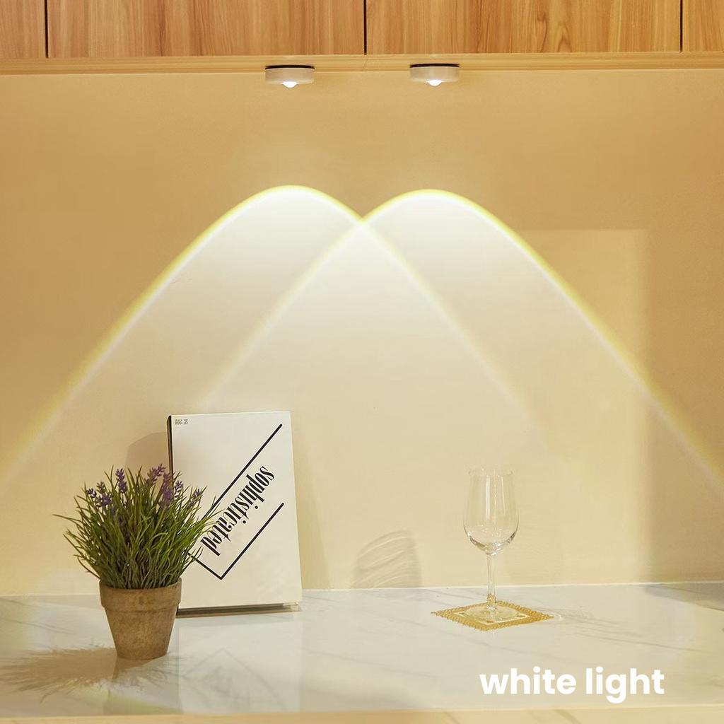 Xiaomi Cat Eye Spotlight Battery Power Under Cabinet Light Sunset Rainbow Atmosphere LED Night Lamp Closet Cupboard Bookshelf Decor