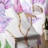 Delicate Flowers Sheer Window Curtains For Living Room Bedroom Modern Voile Tulle Curtains Fabric Drapes For Kitchen