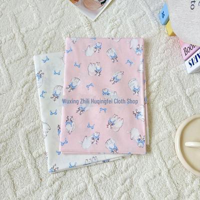100 % Baumwolle, koreanischer Katzen-Bowknot-Blumenstoff für Damen- und Kinderkleidung