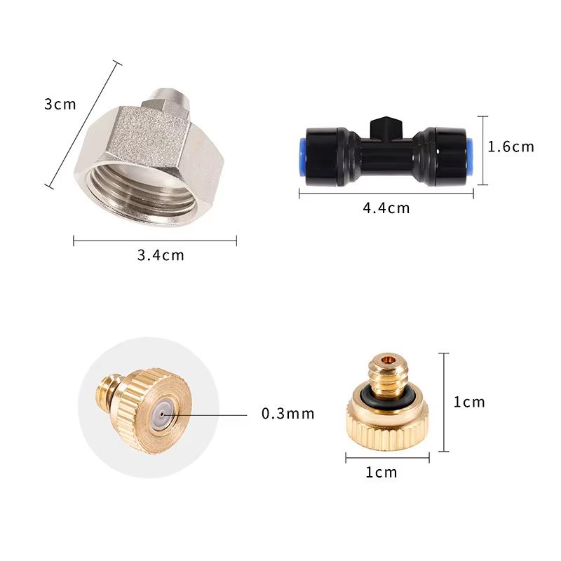 Low-pressure Atomization Irrigation System Combination Garden Watering Fog Cooling Heat Relief Essential CT0016 Home