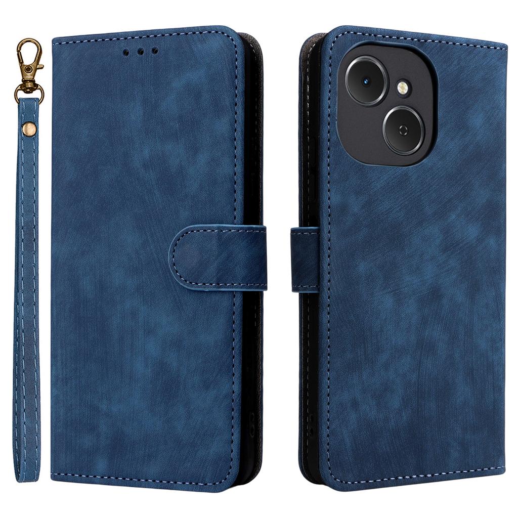 For TECNO Spark 40C Case Wallet RFID Blocking PU Leather Phone Cover Stand with Strap