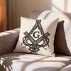COOL FFreemasonry Symbol Pillow Case Pattern Printed Pillowcase For Living Room Sofa Cushion Cover