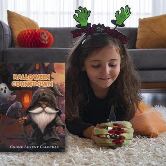 Yousheng Halloween Advent Calendar 2025 Gnome Countdown Calendar 24 Days Countdown To Halloween Calendar Ornament