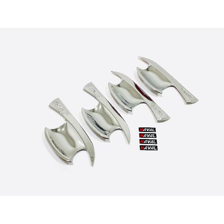 For Haval Jolion H6 PHEV    2024 ABS Glossy Black Door Handle Cover Bowl Frame Trims Sticker Car Styling Accessories