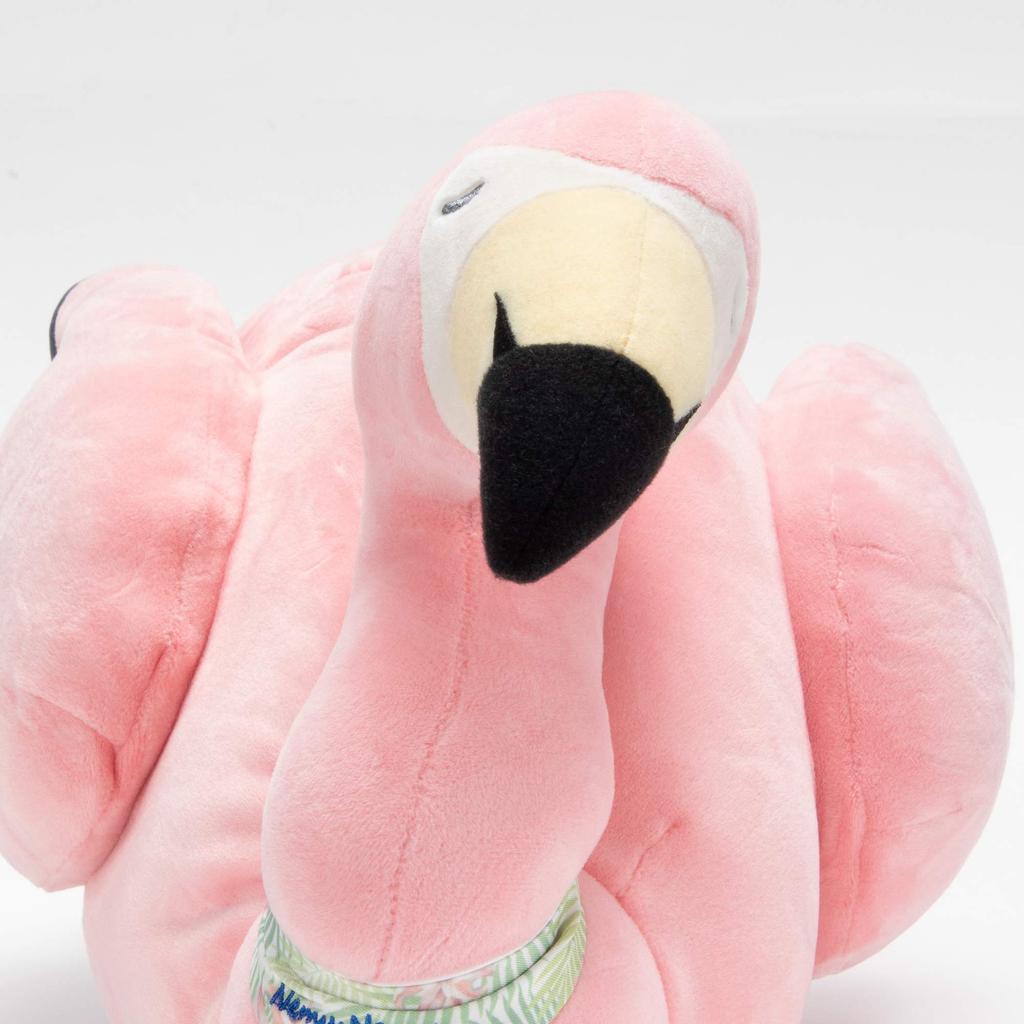 Livheart Premium Sleepy Animals Cool Flamingo Lala Body Pillow, Medium, W55xD22xH23cm (58017-23)