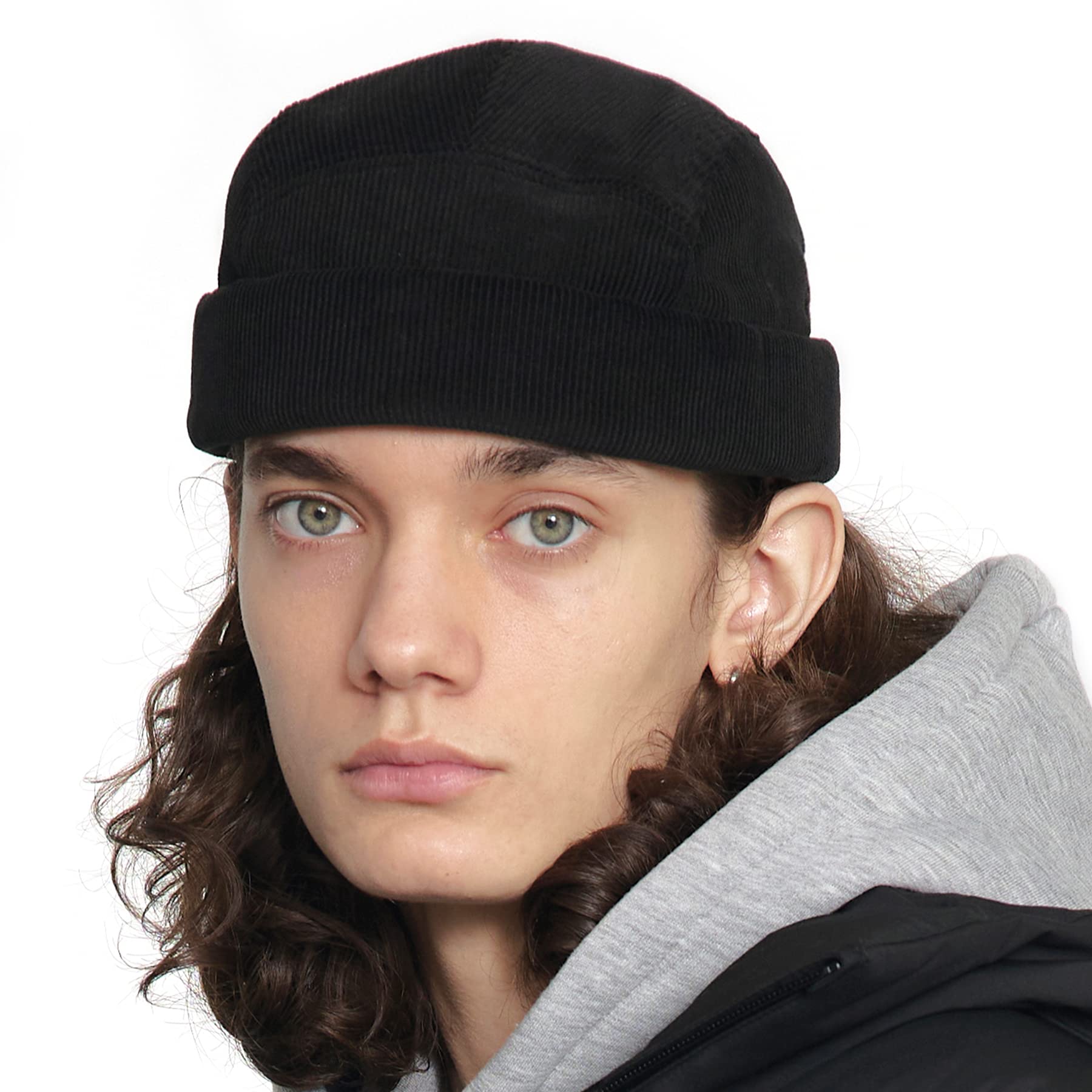 

Вельветовая кепка без полей Troll Leon Harbor Roll Cuff Miki Watch Cap унисекс Sailor Skull Outdoor Hat Fisherman Tactical Регулируемая пряжка No Visor Docker