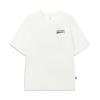 Li Ning Basketball Collection T Shirts Men's Ivory Crew Neck Moderate Straight Fit AHSW733-1