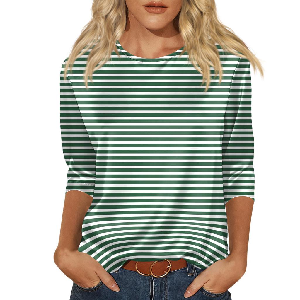 Blus För Kvinnor Festlig 3/4 Långärmad Skjortor Affärs Casual Outfit Toppar