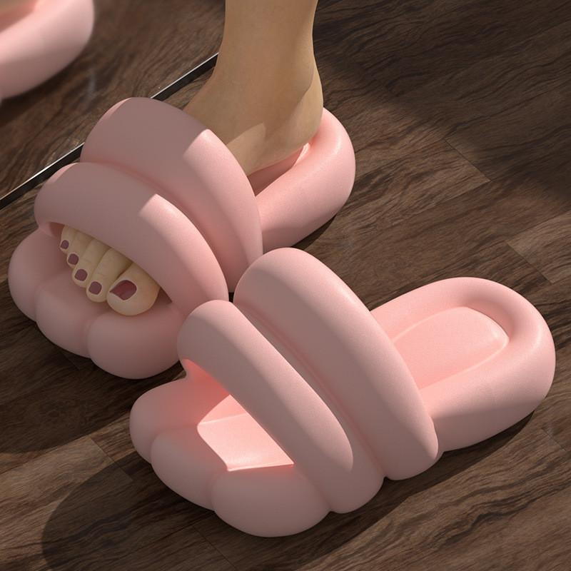 Indoor Nonslip Eva Slippers For Home Use With Thick Sole For Couples Comfort