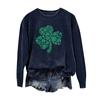 Women's Round Neck Tops Cotton Women's Casual Fashion Long Sleeve O Neck Pullover