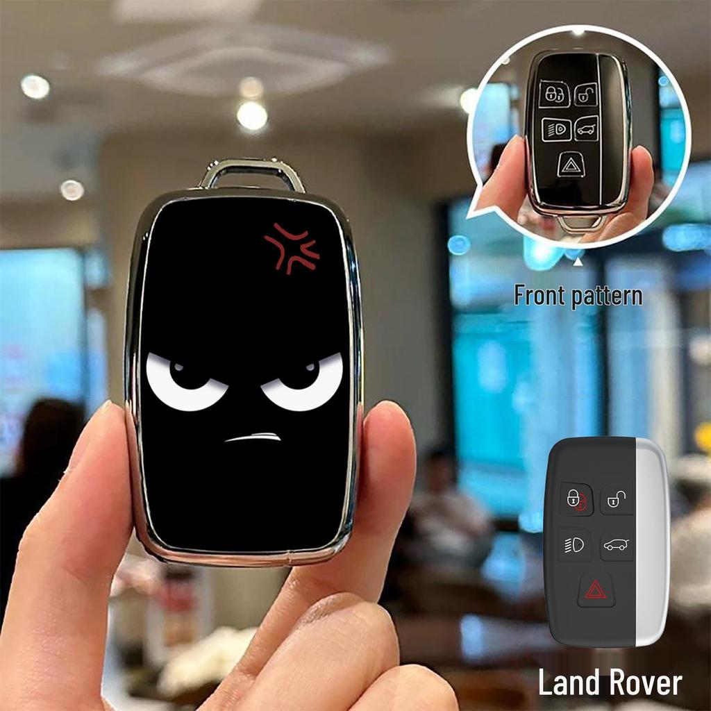 Key Case for Land Rover Range Rover Evoque/Discovery Sport/Velar and Jaguar XEL/F-TYPE