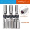 Hex Handle Air Screwdriver Set, 6.35mm, 9/14-piece Metric & Imperial Socket Head Drill Accessories
