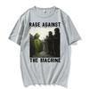 Rage Against The Machine Frosch Protest Lustiges T-Shirt Unisex Modetrend Oversized Sommer Herren Hohe Qualität 100% Baumwolle T-Shirt