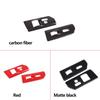 For Toyota FJ Cruiser 2007-2026 ABS Carbon Fiber/Red Car Glass Lift Button Decorative Frame Sticker Car Interior Accessories