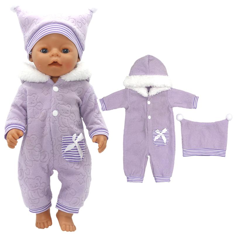 Baby-Puppe Kleidung Strampler für 40cm 38cm Baby-Puppe Mantel Winterkleidung Dropshipping