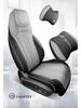 Galaxy L7 All-Season Full-Coverage Leather Seat Covers for 5 Seats