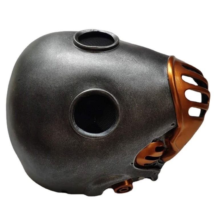 Silver And Bronze Steampunk Character Mask Premium Resin Design For Halloween Fun