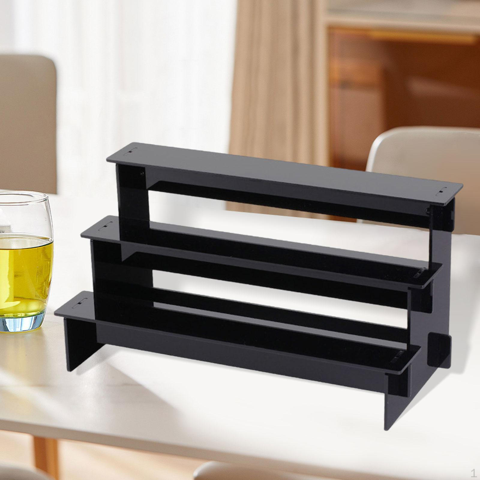 

Акриловый дисплей Riser Collection Organizer Полка Подставка Модный Декор Кекс для 3 Tier 20x15x5cm