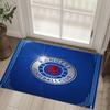 Rangers FC Design Crystal Velvet Carpet Cozy Non?Slip Printed Rug For Bedroom Living Room Entrance