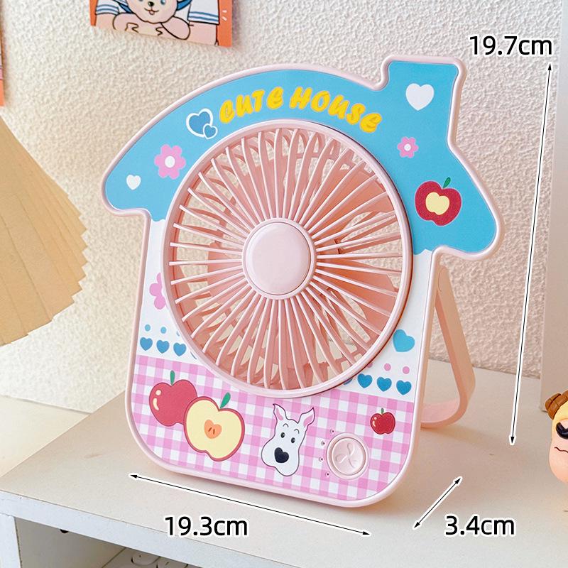 Rechargeable USB Silent Desktop Fan for Dorm and Office Boxed