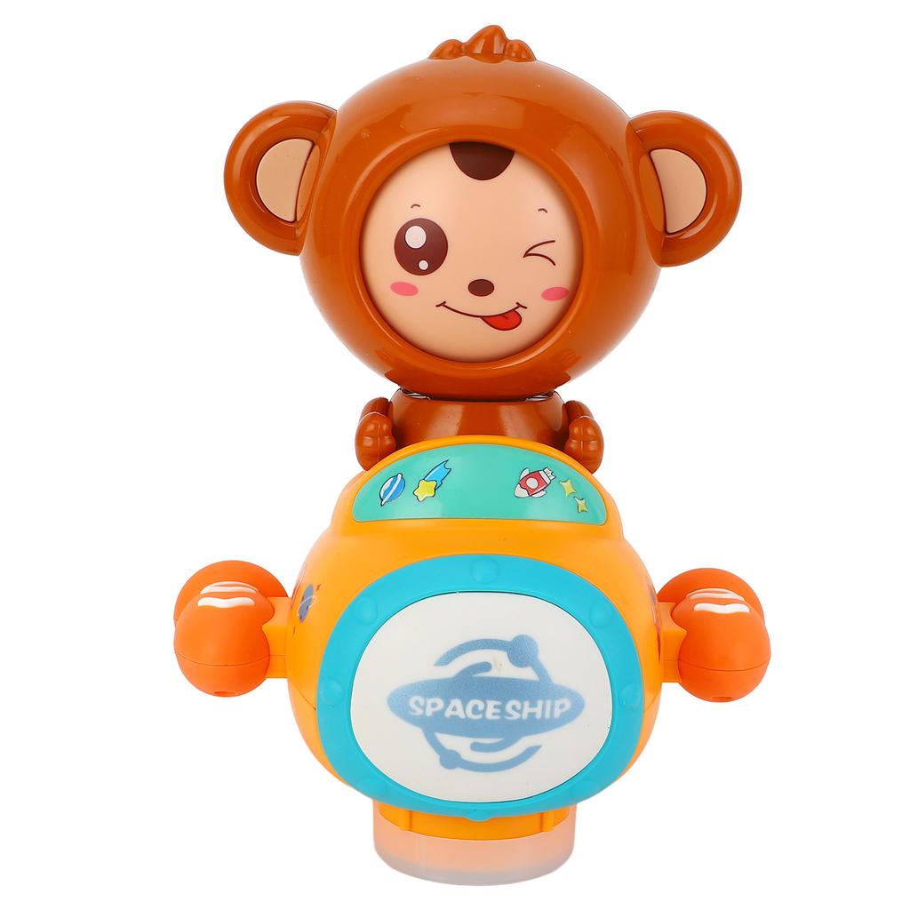 Space Ship Toy Electric Monkey Toy Ship Electric Universal Light and Music Space Ship Toy for Childr