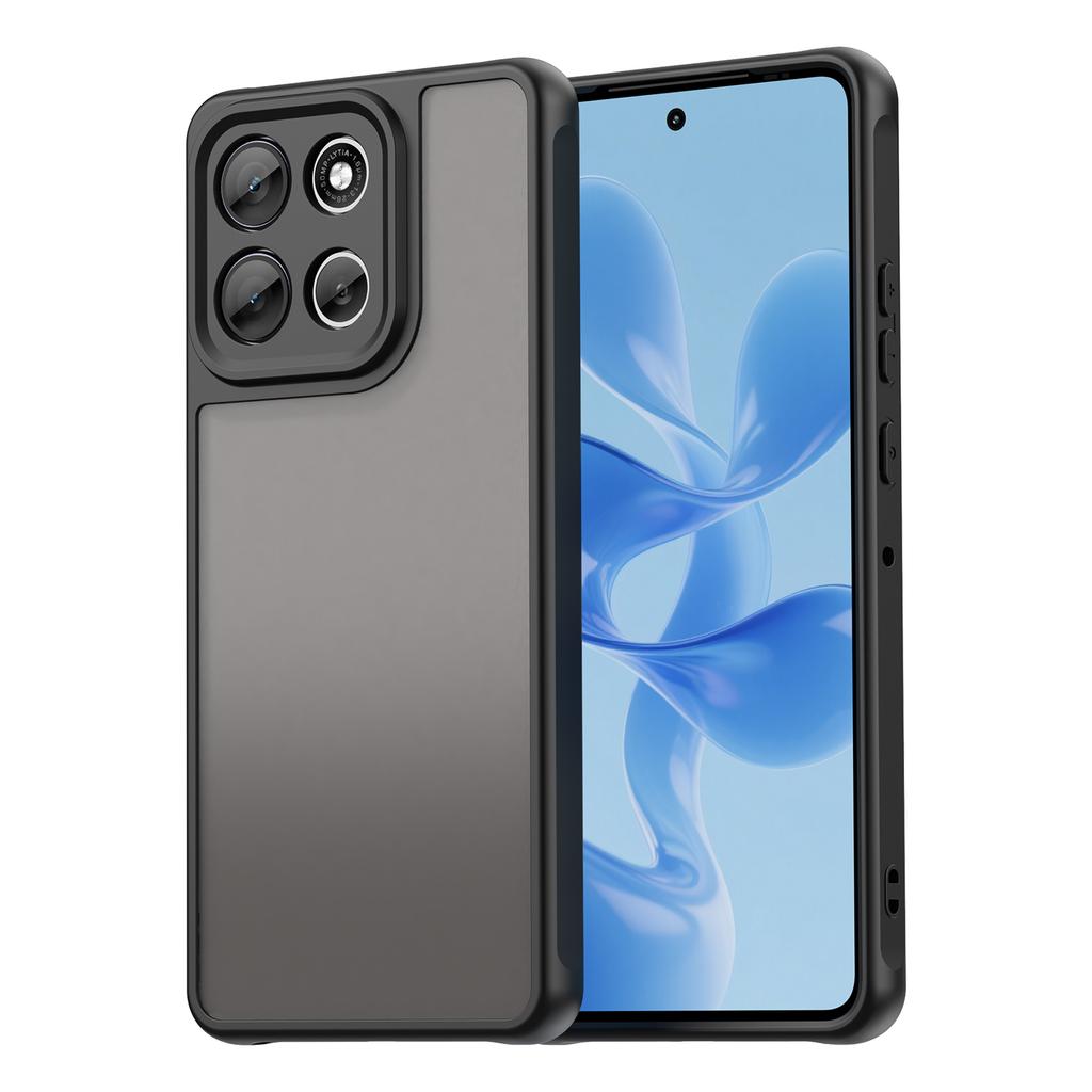 For Motorola Moto G100 Pro 5G/G86 5G Case Drop Proof Airbags Frosted Translucent PC+TPU Phone Back Cover