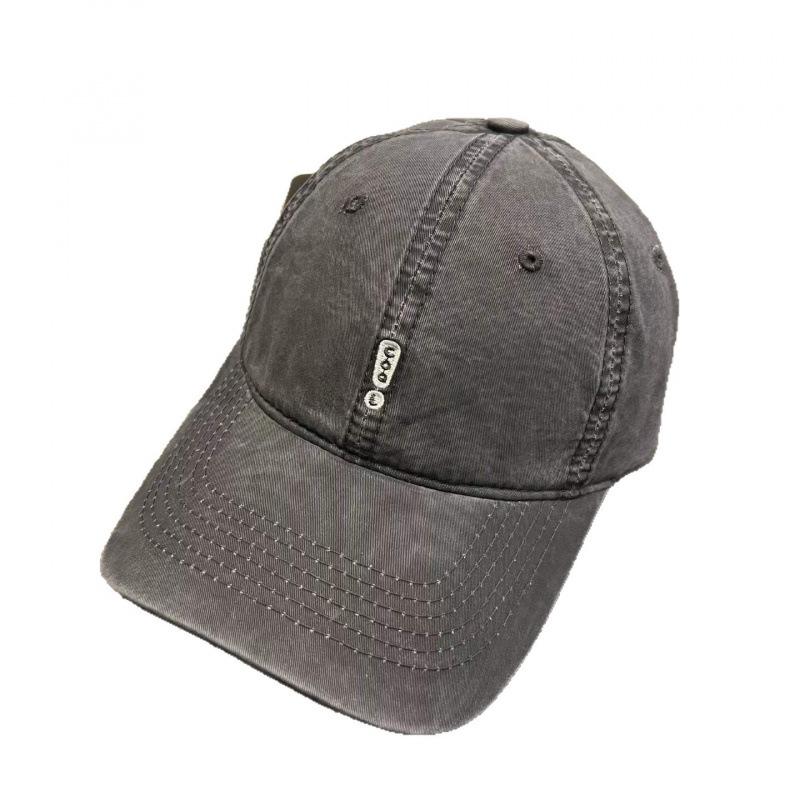 Letter Embroidered Baseball Cap Women'S Summer Hat Big Head Circumference Sunshade Cap Trendy Face Small Hat