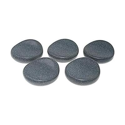 Set of 5 Granite-Style Round Ceramic Chopstick Rests, Made In Japan, Mino Ware, Microwave & Dishwasher Safe