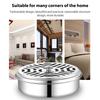 Stainless Steel Repellent Incense Plate Fireproof Mosquito Coil Tray with Cover Mosquito Spiral Holder Box Incense Burner Stand