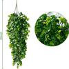 5 Head Artificial Plastic Plants Fern Vine for Christmas Wreath Wedding Arch Decor Home Garden Wall Hanging  Sales Diy Gift