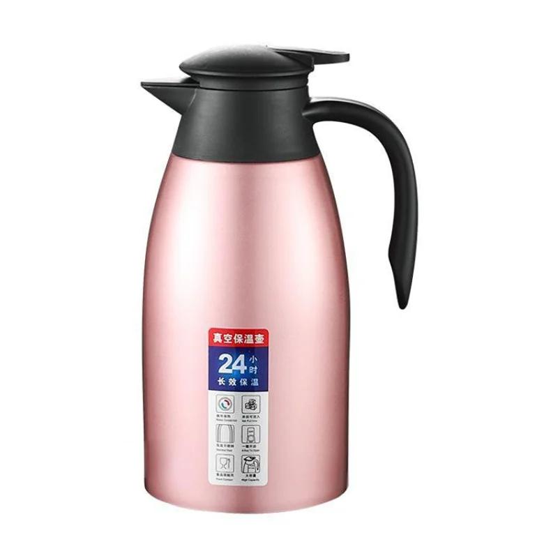 2L Coffee Thermal Kettle 304 Stainless Steel Vacuum Flasks Office Thermos Bottle Insulation Kettle Hot Water Thermos Pot