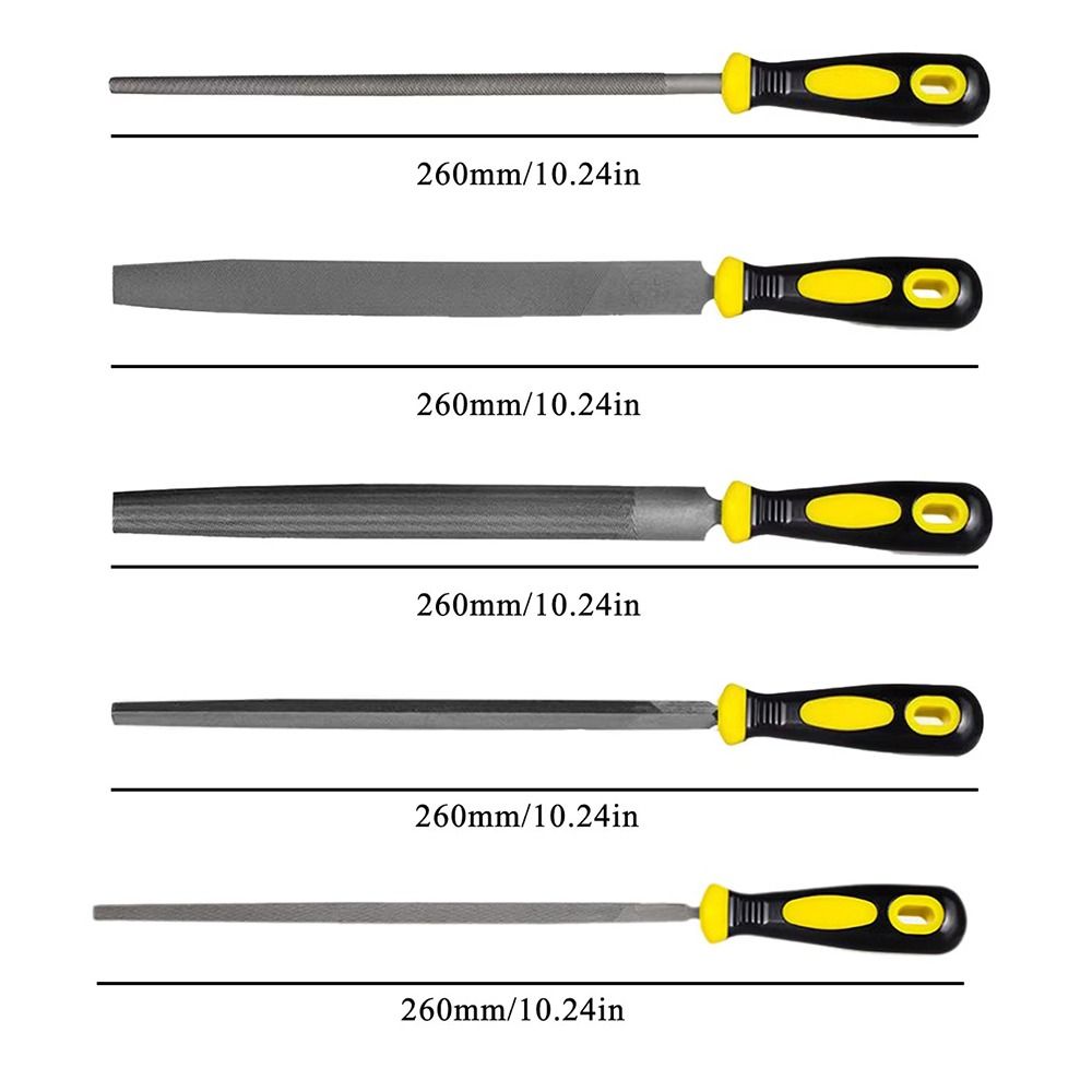 New Triangular Needle File Half-Round 6 inch Metal Files Round High Carbon Steel File
