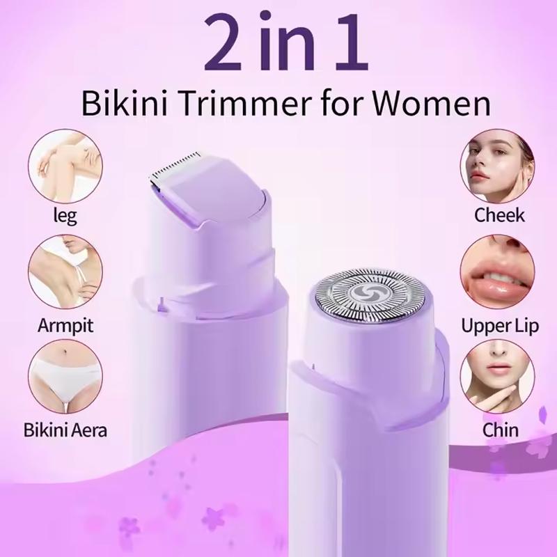 Two-in-one Electric Shaver, Women's Rechargeable Laser Hair Removal Machine, Hair Trimmer, Household Hair Removal Tool
