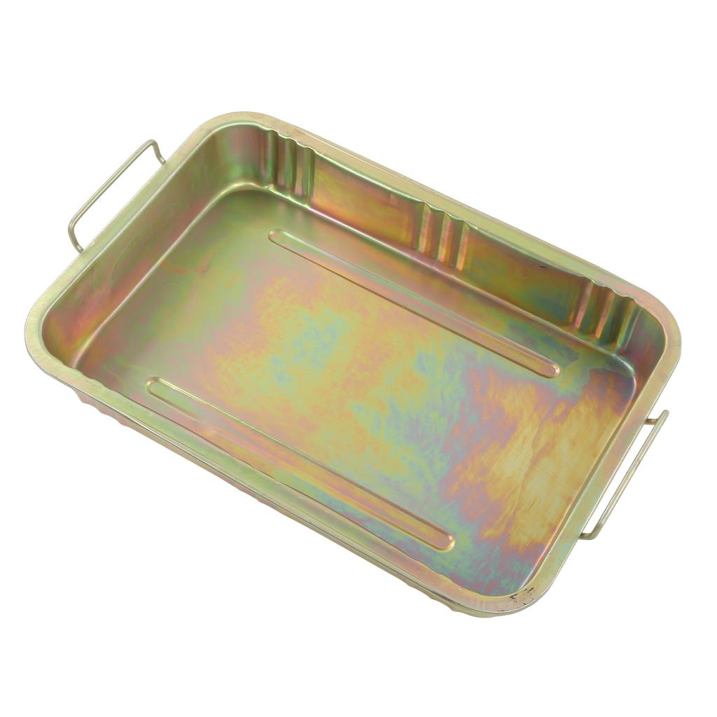 Galvanized Oil Drip Tray Pan Professional Metal Drain Container Universal Auto Repair Tool for