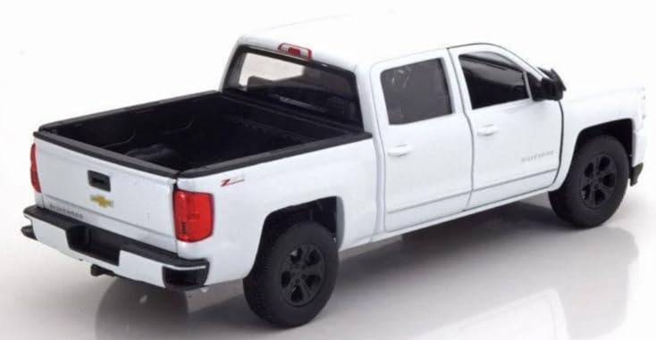 Kyosho WELLY Scale Finished Model Chevrolet Silverado 2017 WE24083W 1/24 (White)