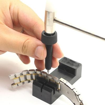 Uhrenarmband-Gliederkettenstift-Entferner ABS-Reparaturwerkzeug Einstellen der Schlitzband-Armband-Band-Gliederstifte Uhrmacher-Armband-Werkzeuge