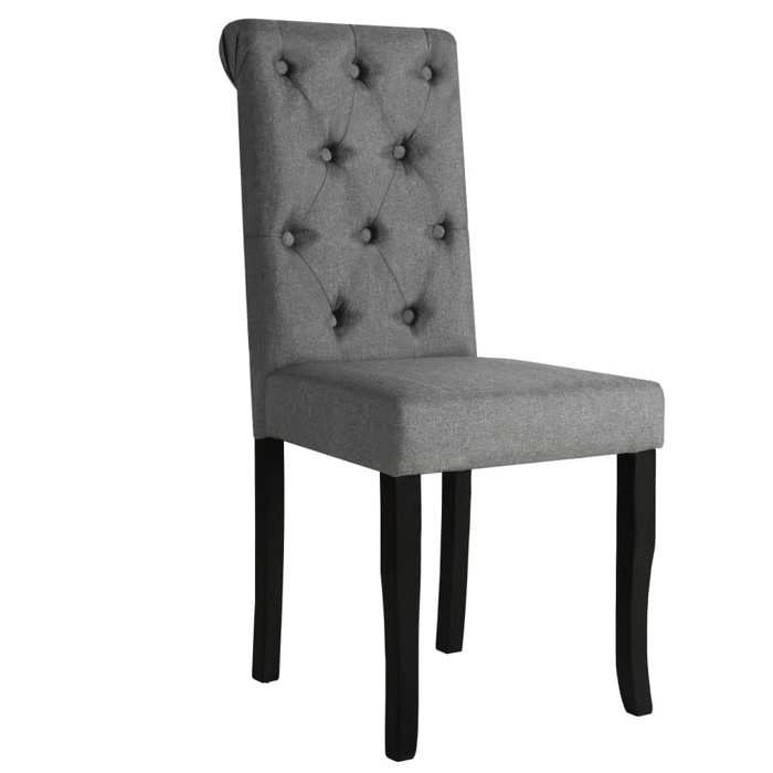 VidaXL 6x Chaises de Salle à Manger Chaises de Repas Chaises à Dîner Sièges de Cuisine Meubles de Cuisine Intérieur Gris 275151