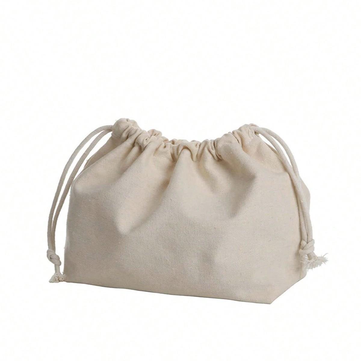 

Большая вместимость Однотонная парусиновая сумка-вкладыш Школьные принадлежности Подарки учителю Снова в школу Аксессуары для учителя бежевый