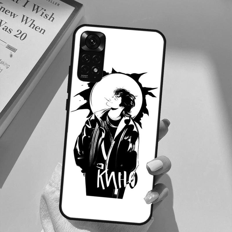 Etui Viktor Tsoi do Xiaomi Redmi Note 11 Pro 8 9 11S 10S 9S Note 10 Pro Etui do Redmi 10 10C 9A 9C