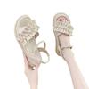 Sandalen Damen Sommer 2025 neue weichsohlige Strandschuhe Mädchen Feenstil Sandalen Damen Sommer dicksohlige vielseitige Tide