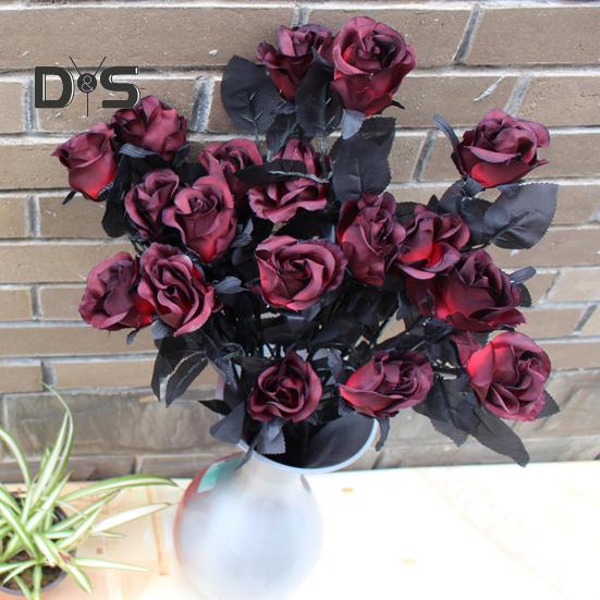 Artificial Flower Plastic 1Pc Smooth Surface Fake Fadeless Wedding Props Plant