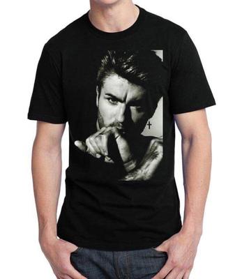George Michael T-Shirt George Michael Shirt Unisex Kurzarm-T-Shirt Alle Größen Unisex T-Shirt