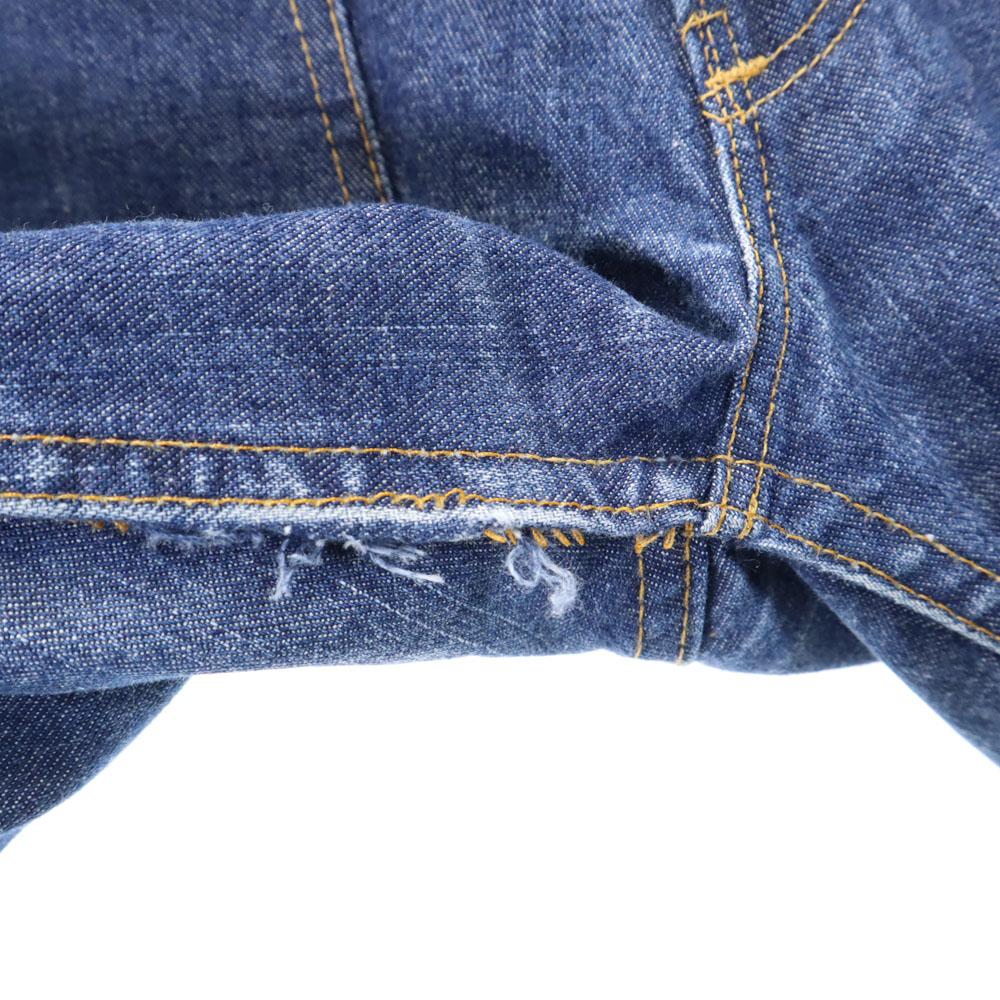 GUNG HO 90s Made In USA Old Work Denim Pants Indigo Blue Jeans Men's Used